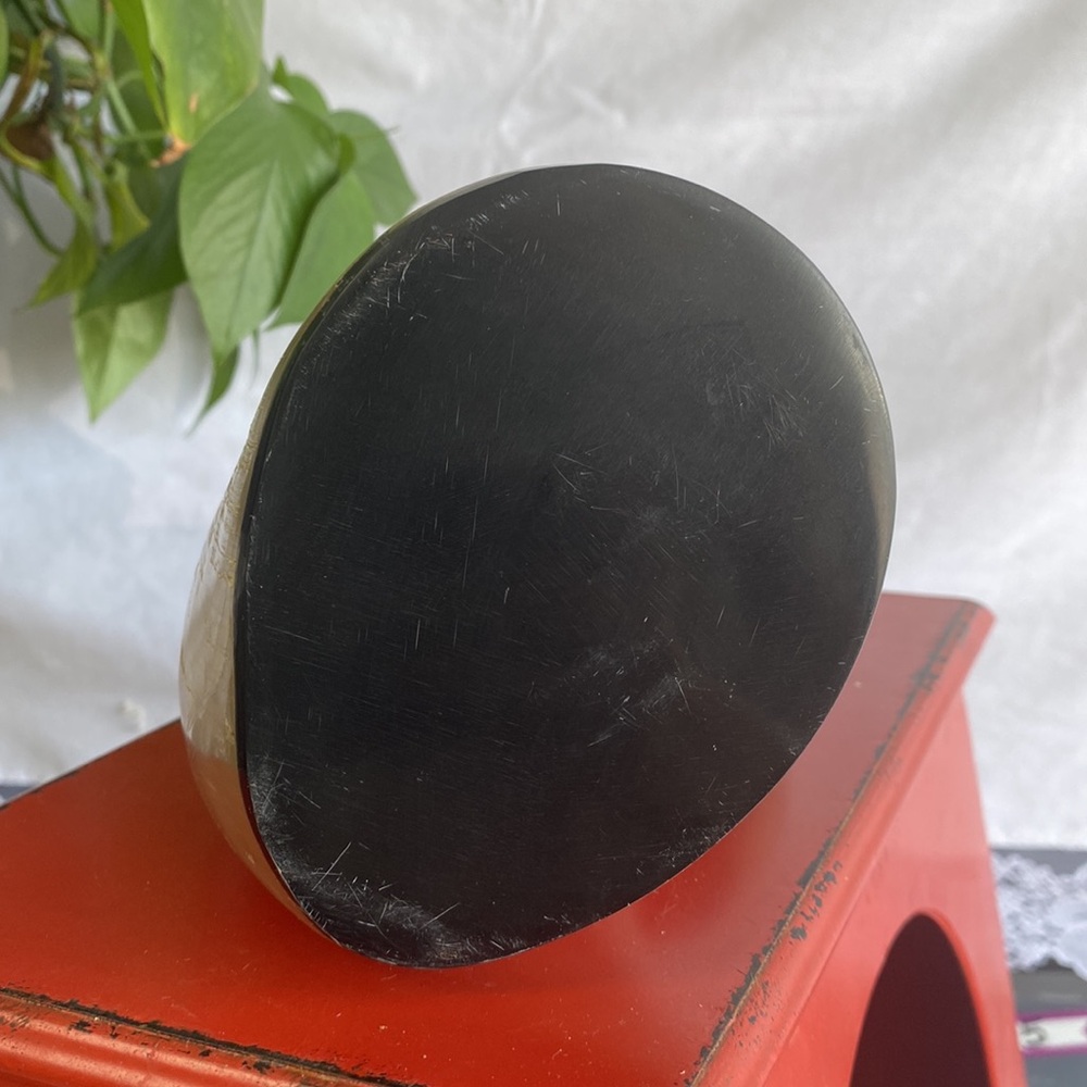 Cattle Horn Vase with Handle π - Picture 6 of 6